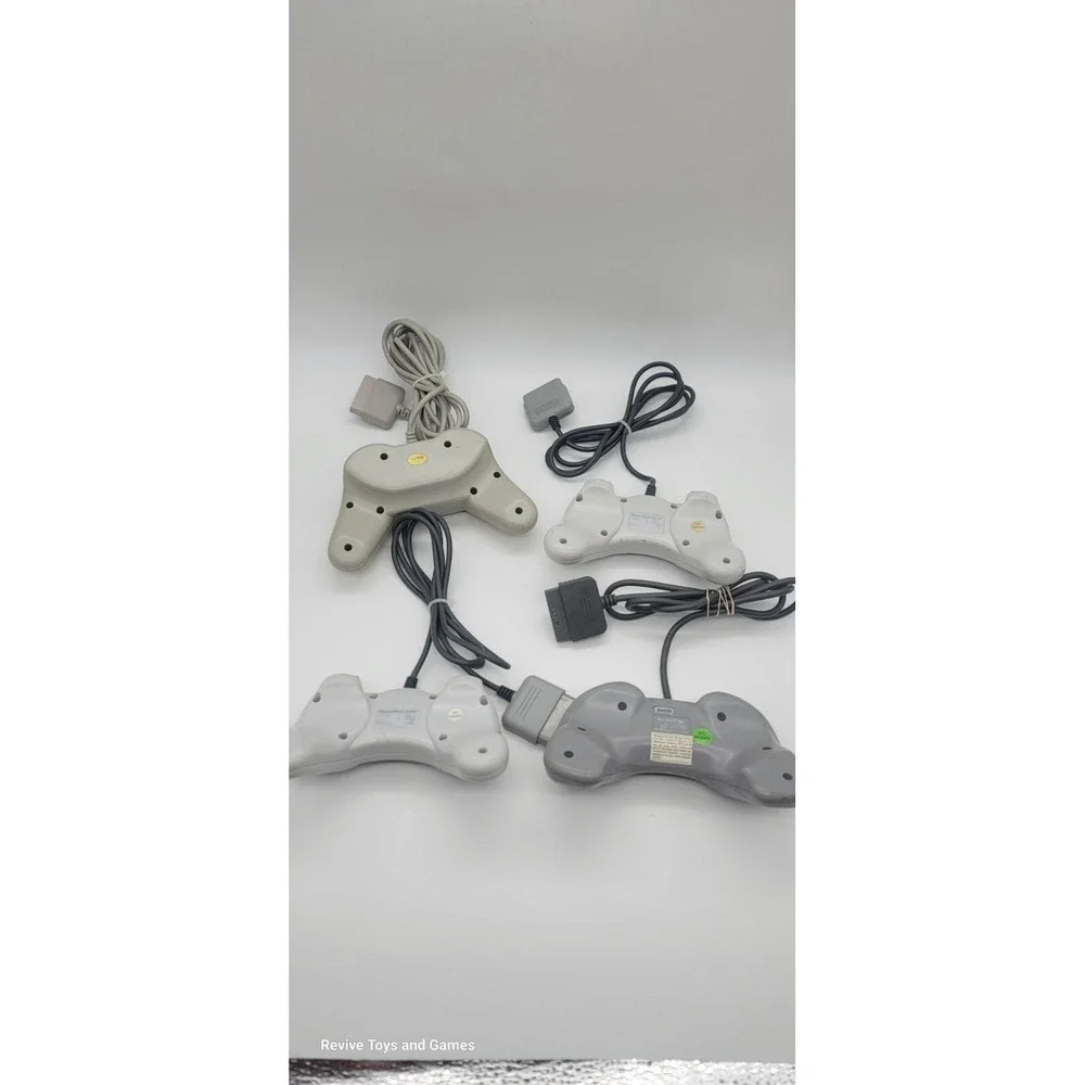 Lot of 4 3rd Party PlayStation 1 Ps1  Game‎ Controller Lot Tested Good Condition